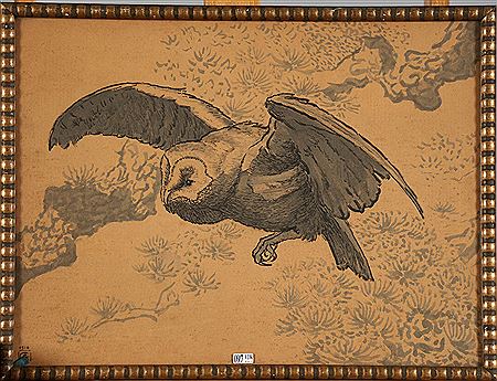 Grand Duc en vol by Ghisbert Combaz - Auction record, sale price, and art valuation. Compare with similar artists and explore comparable artworks.