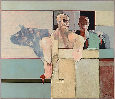 "Composition aux deux têtes"
