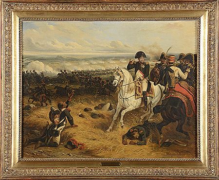 "Napoléon sur le champ de bataille de Wagram (?)"