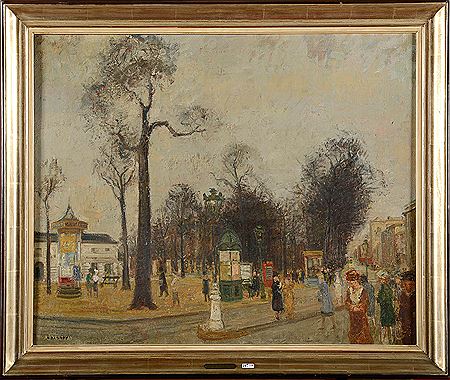 "Boulevard de Bruxelles animé" by Albert Dasnoy - Auction record, sale price, and art valuation. Compare with similar artists and explore comparable artworks.