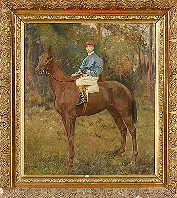 Jockey sur son cheval