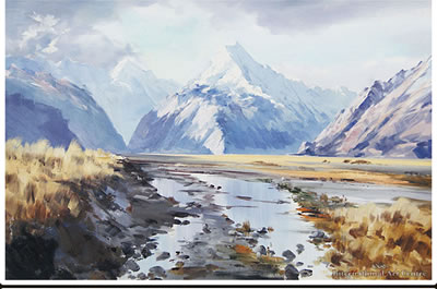Mt Cook, Tasman Valley, Mackenzie Country