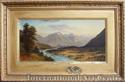 Horseshoe Bend, Waiau River by Laurence William Wilson - Auction record, sale price, and art valuation. Compare with similar artists and explore comparable artworks.