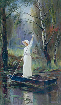 Lady of the Lake by John McIntosh Madden - Auction record, sale price, and art valuation. Compare with similar artists and explore comparable artworks.