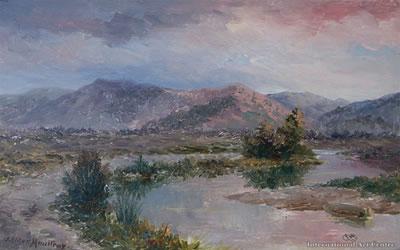 Evening Near Berwick, Otago
