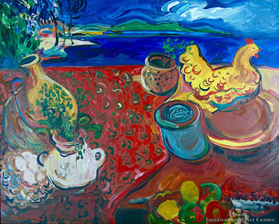 Still Life and Seascape by Jane Evans - Auction record, sale price, and art valuation. Compare with similar artists and explore comparable artworks.