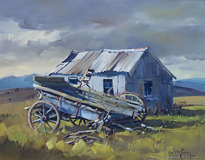 Forgotten Wagon by Brian Halliday - Auction record, sale price, and art valuation. Compare with similar artists and explore comparable artworks.