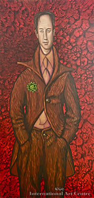 Portrait of Mark Olsen: Self-portrait