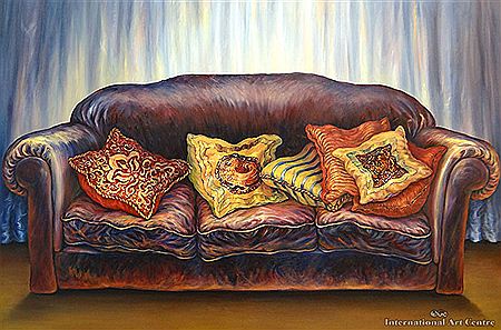 Dark Sofa by Sylvia Siddell - Auction record, sale price, and art valuation. Compare with similar artists and explore comparable artworks.