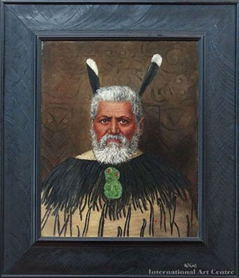 Portrait of a Maori (Man) - Hawkes Bay, 1885