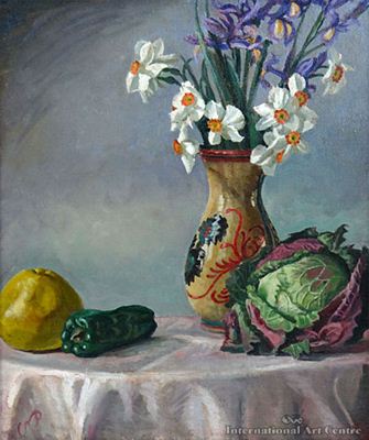 Still Life, Flowers in Vase