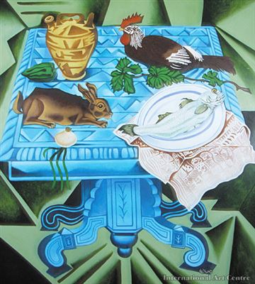 Miro's Table by Tom Mutch - Auction record, sale price, and art valuation. Compare with similar artists and explore comparable artworks.