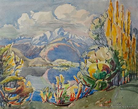 Sample artwork by Eana B Jeans, known for landscape painting - View similar artists and auction records