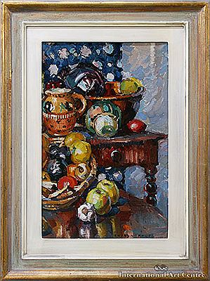 Still Life with Jug and Apples, circa 1968