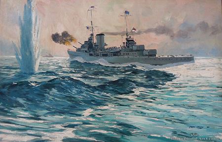 HMS Achilles - Battle of the River Plate, 1939
