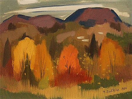 "Baie St-Paul, Qué." by Paul Soulikias - Auction record, sale price, and art valuation. Compare with similar artists and explore comparable artworks.