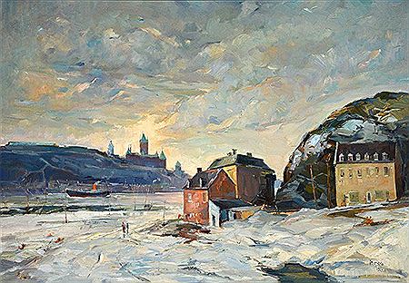Vue sur Québec de Lévis by Francesco Iacurto - Auction record, sale price, and art valuation. Compare with similar artists and explore comparable artworks.