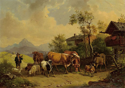 Heimkehr von der Weide by Wilhelm Melchior - Auction record, sale price, and art valuation. Compare with similar artists and explore comparable artworks.