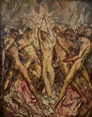 Die Geißelung by Max (Mopp) Oppenheimer - Auction record, sale price, and art valuation. Compare with similar artists and explore comparable artworks.
