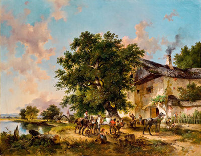 Dorfschmiede by Dominik Schufried - Auction record, sale price, and art valuation. Compare with similar artists and explore comparable artworks.