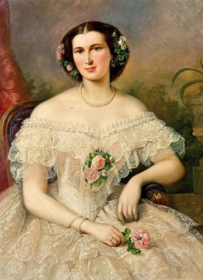 Portrait der Schauspielerin Fanny Ellßler (?)