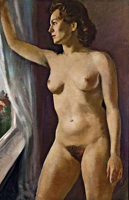 Damenakt am Fenster by Erich Miller Von Hauenfels - Auction record, sale price, and art valuation. Compare with similar artists and explore comparable artworks.