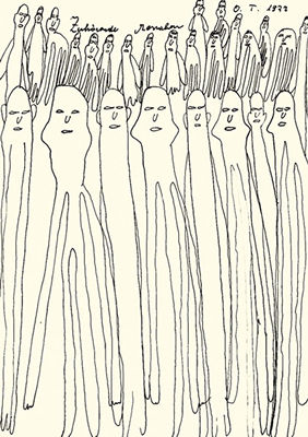 Zuhörende Menschen (10) by Oswald Tschirtner - Auction record, sale price, and art valuation. Compare with similar artists and explore comparable artworks.