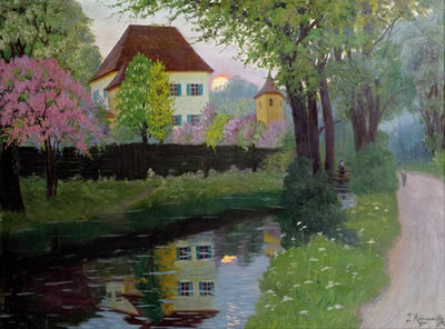 Villa am Fluss