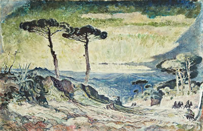 Mediterrane Küstenlandschaft