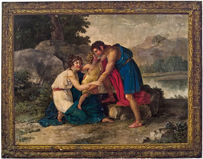 Mythologische Szene (die Rückkehr des Achilles?) by Giuseppe Cammarano - Auction record, sale price, and art valuation. Compare with similar artists and explore comparable artworks.
