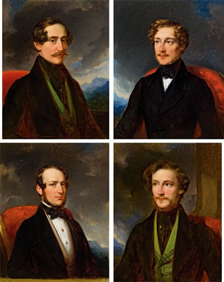 Vier Herrenporträts (set of 4) by Eduard Ender - Auction record, sale price, and art valuation. Compare with similar artists and explore comparable artworks.