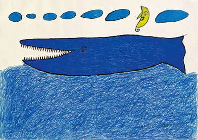 Blauer Fisch