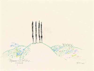Hommage á St. Paul / Vence (Giacometti)
