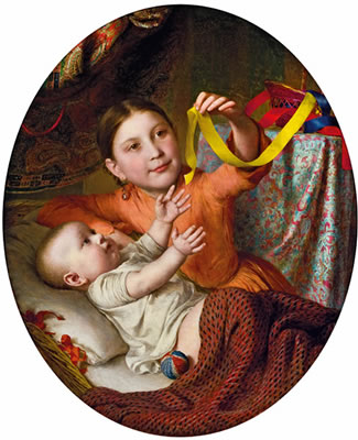 Sample artwork by Johann Baptist Reiter (1813 - 1890), known for painting - View similar artists and auction records