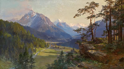Stubaital von nahe Igls