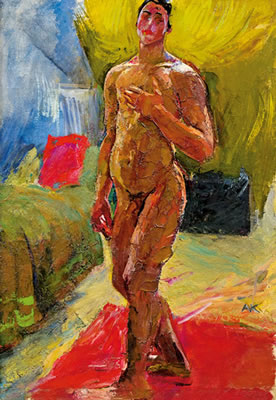 Stehender Männerakt