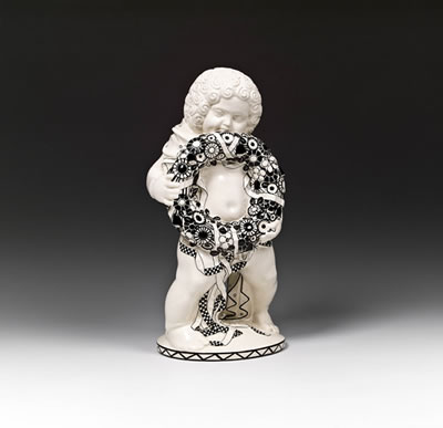 Putto mit Kranz (Winter) by Michael Powolny - Auction record, sale price, and art valuation. Compare with similar artists and explore comparable artworks.