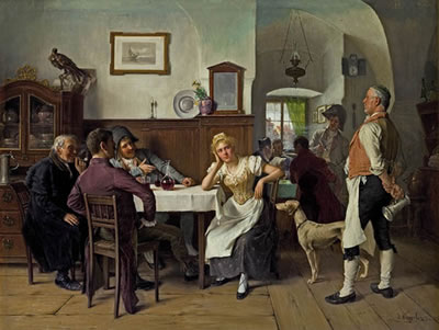 Sample artwork by Josef Kinzel (1852 - 1925), known for painting - View similar artists and auction records
