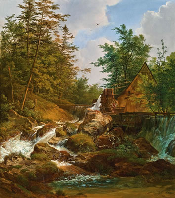 Mühle am Waldbach by Josef Feid - Auction record, sale price, and art valuation. Compare with similar artists and explore comparable artworks.