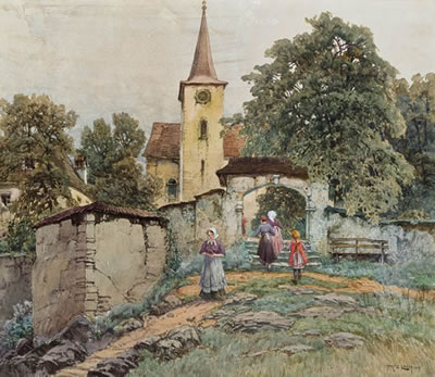 Sample artwork by Fritz Lach (1868 - 1933), known for painting - View similar artists and auction records