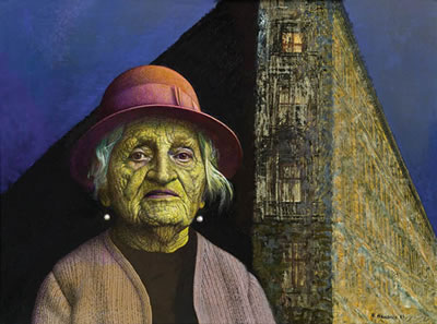Meine Mutter by Rudolf Hausner - Auction record, sale price, and art valuation. Compare with similar artists and explore comparable artworks.