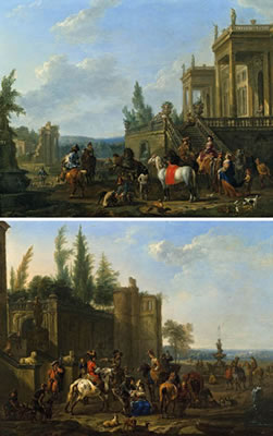 Sample artwork by Jan Frans van Bredael The Elder (1686 - 1750), known for landscape, figure in landscape painting - View similar artists and auction records
