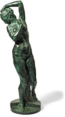Stehender weiblicher Akt by Anton Hanak - Auction record, sale price, and art valuation. Compare with similar artists and explore comparable artworks.
