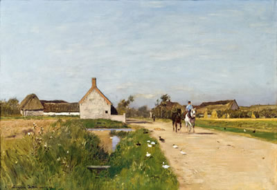Eingang zum Dorf Cayeux