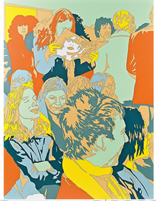 Sample artwork by Lisa Ruyter (Born 1968), known for advertisement images, mod figure - View similar artists and auction records