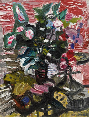Blumenstillleben by Werner Augustiner - Auction record, sale price, and art valuation. Compare with similar artists and explore comparable artworks.
