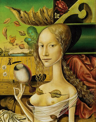 Madonna (Bildnis mit grüner Madonna, Die Träume einer Madonna)"