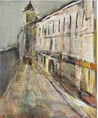 L'Eglise III by Erich Schmid - Auction record, sale price, and art valuation. Compare with similar artists and explore comparable artworks.