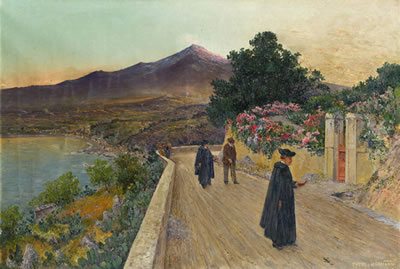 Der Ätna (Sonnenuntergang)