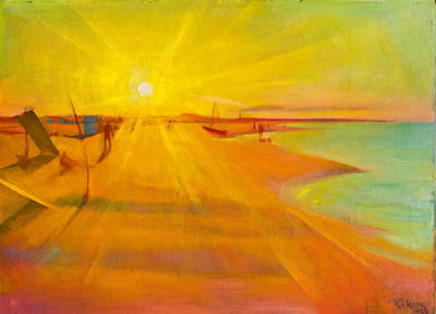 Sonnenuntergang am Meer